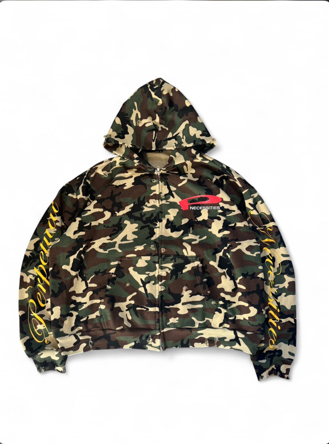 UTILITY CAMO ZIP UP